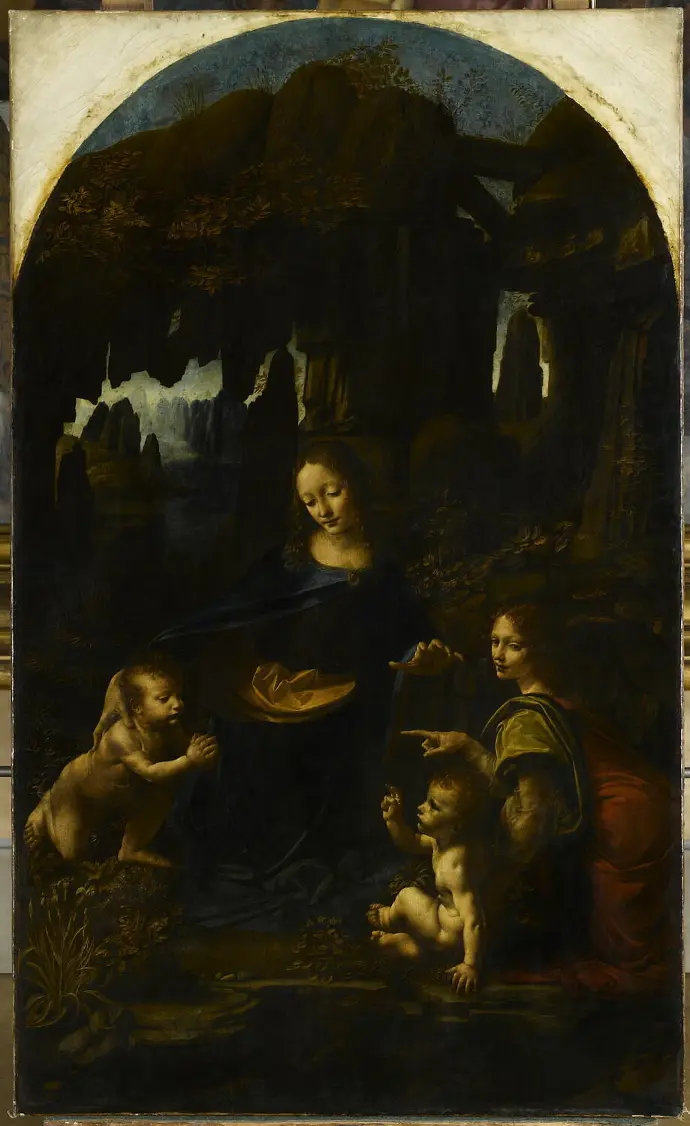 La Vierge aux Rochers, Léonard de Vinci, Louvre La Vierge aux Rochers, Léonard de Vinci, Louvre