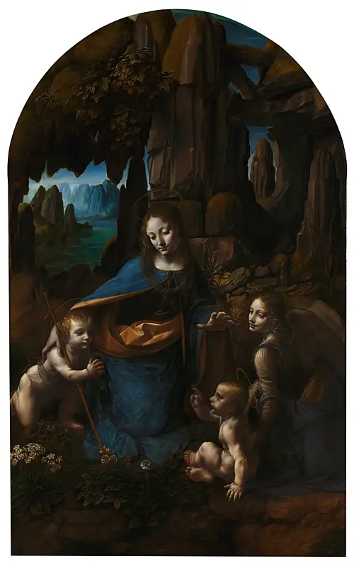 La Vierge aux Rochers, Léonard de Vinci, National Gallery La Vierge aux Rochers, Léonard de Vinci, National Gallery