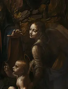 Détail de La Vierge aux Rochers, Léonard de Vinci, National Gallery Détail de La Vierge aux Rochers, Léonard de Vinci, National Gallery